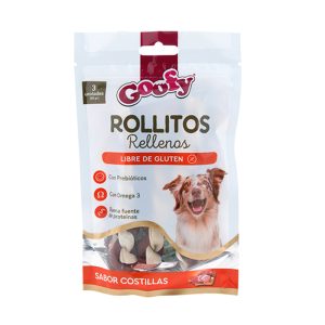 Rollitos Rellenos Goofy para Perros - Imagen 1